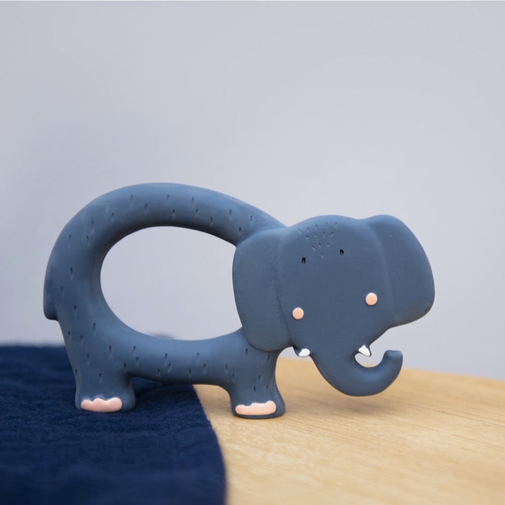 Natural rubber grasping toy - Mrs. Elephant